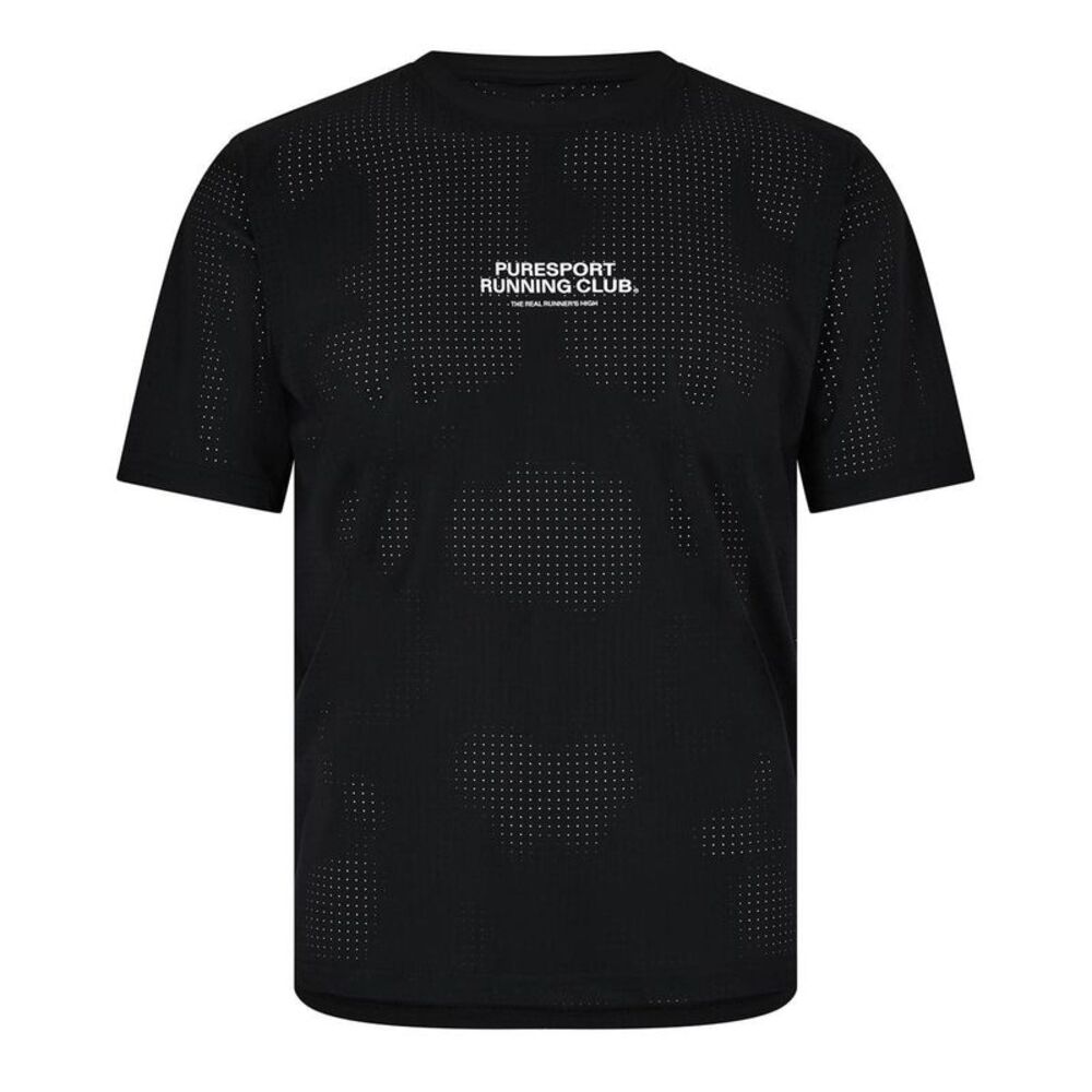 Performance Mens Running Club Performance T-Shirt / Black